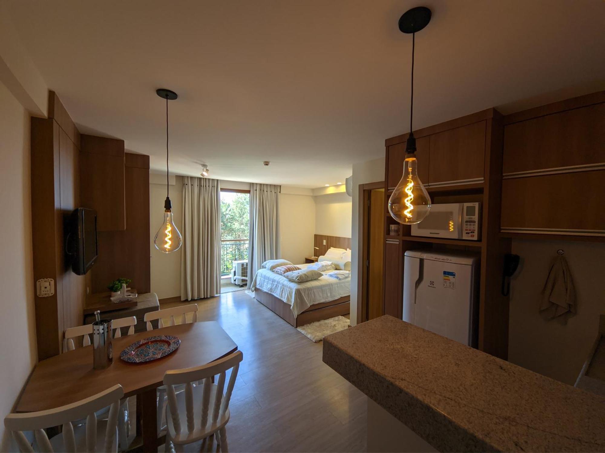 Апарт отель Flat Residencial Vista Azul Домингус-Мартинс Экстерьер фото